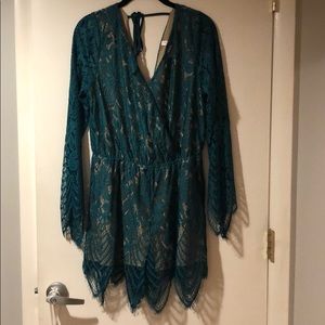 Turquoise/Blue Jumpsuit